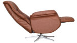 Avignon hægindastóll m/skammel leður/PVC Saddle - Image 3