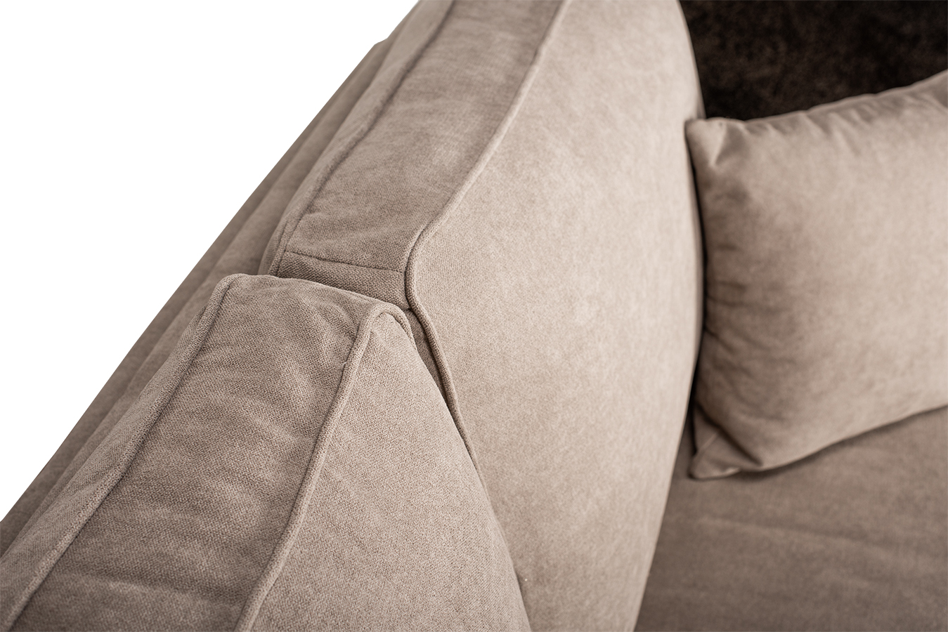 Tivoli svefnsófi slim Queens Taupe beige - Image 6
