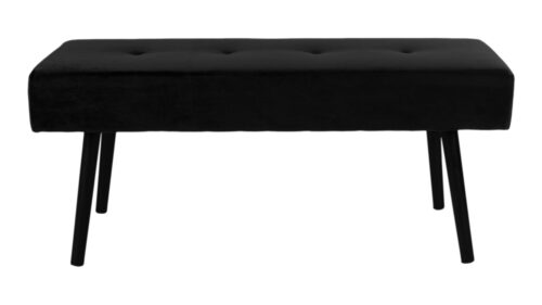 House Nordic Skiby bekkur flauel svartur