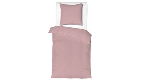 Mistral Home rúmföt Oxford Satin terracotta/grá