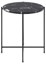 Avila hornborð 42 cm svört marmaraáferð - Image 5