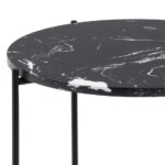 Avila hornborð 42 cm svört marmaraáferð - Image 6