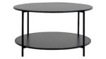 House Nordic Vita sófaborð Ø80cm svart