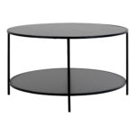 House Nordic Vita sófaborð Ø80cm svart - Image 2