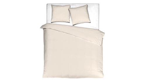 Mistral Home rúmföt Oxford Satin 140x200 uni hvít