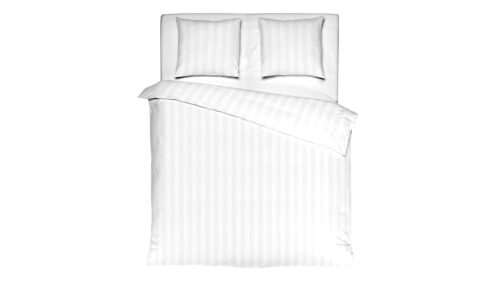 Mistral Home rúmföt Oxford satin 140x200 stripe hv
