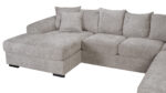 Mega u-sófi lítill o.h. hægri Full mito beige - Image 5