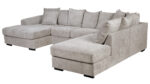 Mega u-sófi lítill o.h. hægri Full mito beige - Image 6
