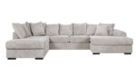 Mega u-sófi lítill o.h. vinstri Full mito beige