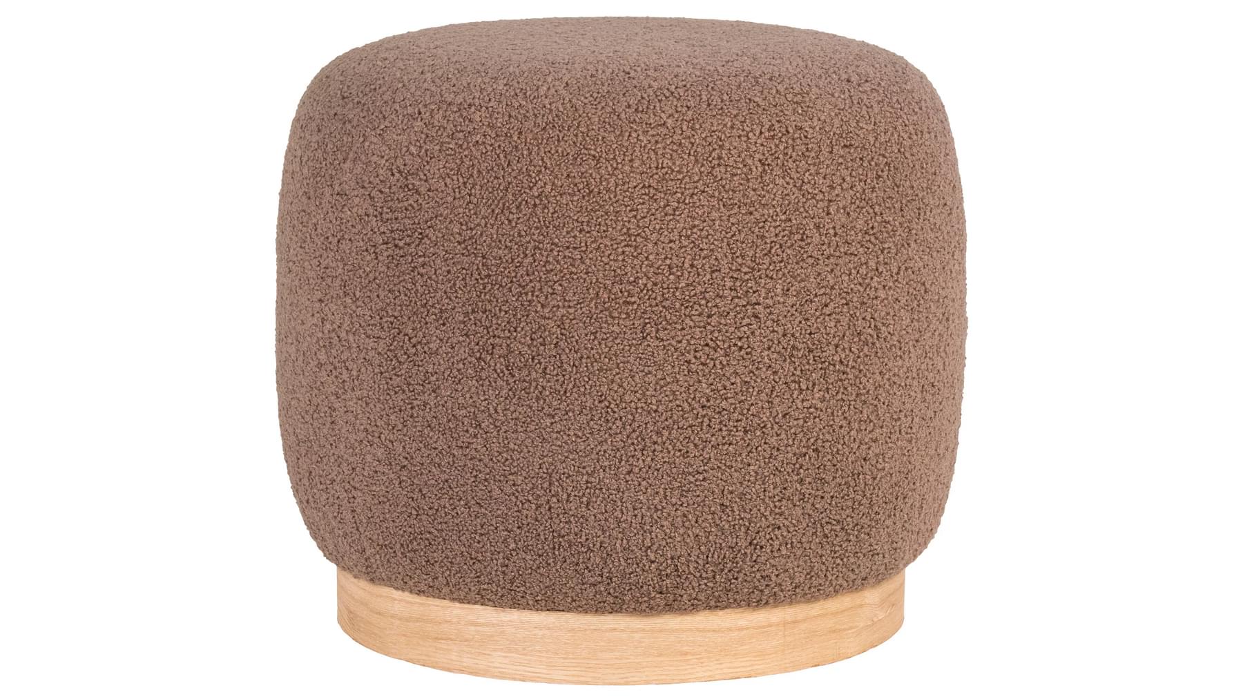 House Nordic Belfort skammel Bouclé brúnt