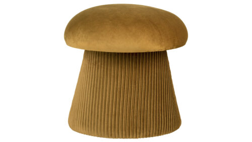 House Nordic Hampton skammel gulur velvet