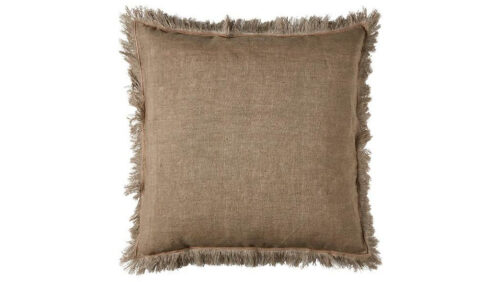 Speedtsberg púði 50x50cm warm grey m/fringe