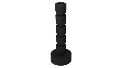 Kersten Polyresin kertastjaki svartur 22,5cm