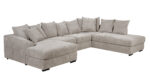 Mega u-sófi o.h. hægri Mito beige - Image 3