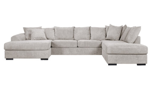 Mega u-sófi o.h. hægri Mito beige