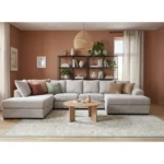 Mega u-sófi o.h. vinstri Mito beige - Image 3
