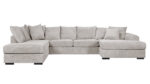 Mega u-sófi o.h. vinstri Mito beige