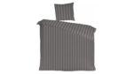 Mistral Home rúmföt Oxford Satin Stripe gull grey
