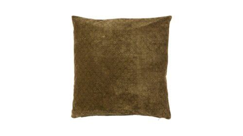 Speedtsberg púði flauel/bómull olive 50x50