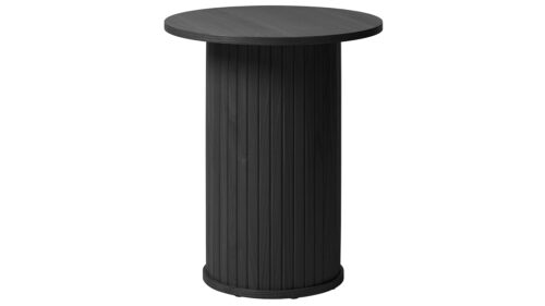 Nola hornborð Ø50cm svört eik