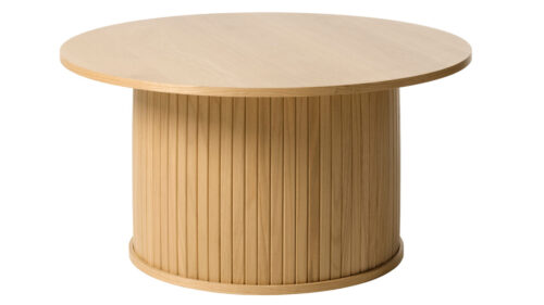 Nola sófaborð Ø90cm natur eik