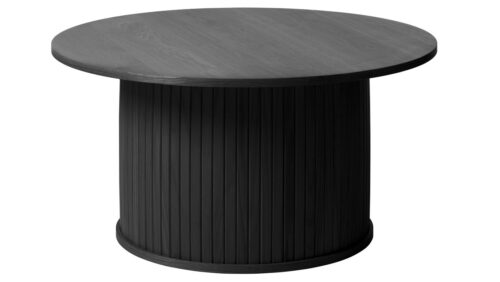 Nola sófaborð Ø90cm svört eik
