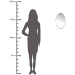 Kersten metal spegill gylltur 25,5x42,5cm - Image 3