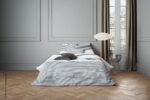 Mistral Home rúmföt Oxford Satin 140x200 svart/hvítt röndótt - Image 3