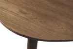 Adda sófaborðssett hringlaga reykt eik - Image 4