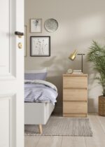 Naia kommóða 3 skúffu Jackson Hickory - Image 10