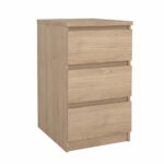 Naia kommóða 3 skúffu Jackson Hickory - Image 6