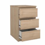 Naia kommóða 3 skúffu Jackson Hickory - Image 7