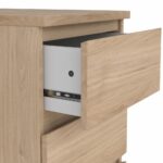 Naia kommóða 3 skúffu Jackson Hickory - Image 9