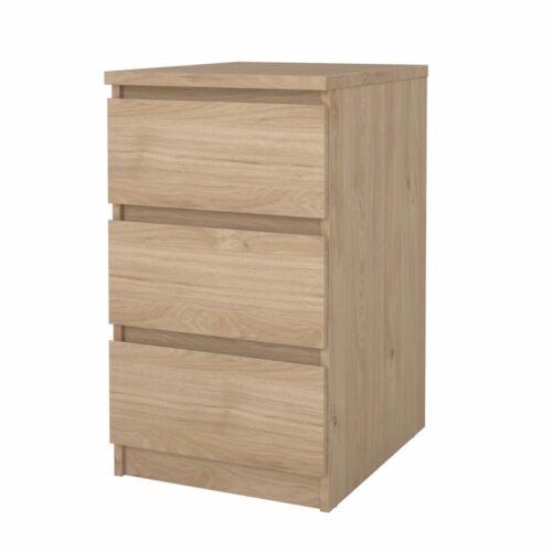 Naia kommóða 3 skúffu Jackson Hickory