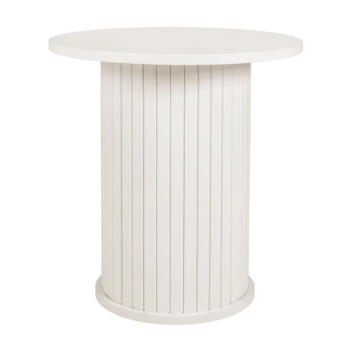 Nola hornborð 50cm hvítt eik