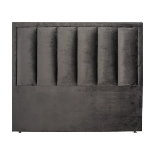Verona höfuðgafl 180 dökkgrátt velvet