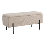 House Nordic Watford bekkur m/geymslu beige bouclé - Image 2