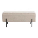 House Nordic Watford bekkur m/geymslu beige bouclé
