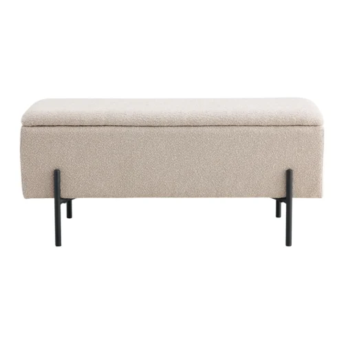 House Nordic Watford bekkur m/geymslu beige bouclé