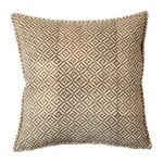 Speedtsberg púði 50x50 sv/beige m/mynstri