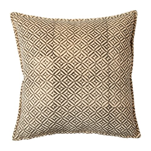 Speedtsberg púði 50x50 sv/beige m/mynstri