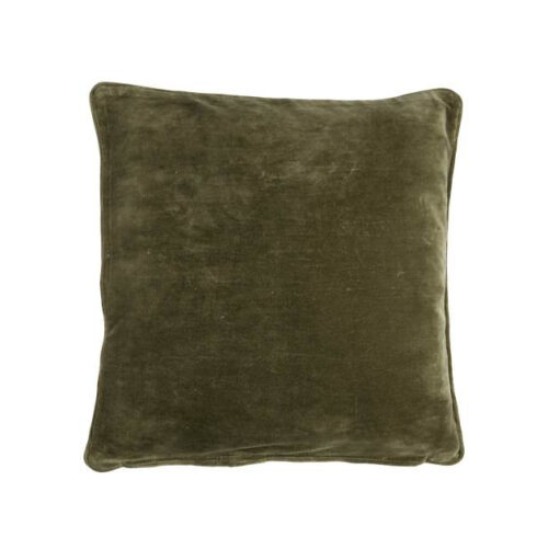 Speedtsberg velvet púði 50x50cm olive grænn