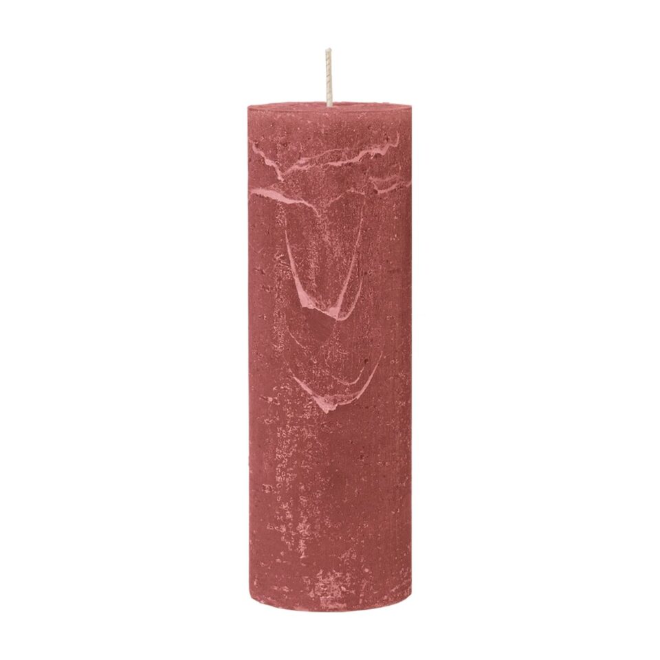 Broste Rustic kerti 5x15 burgundy