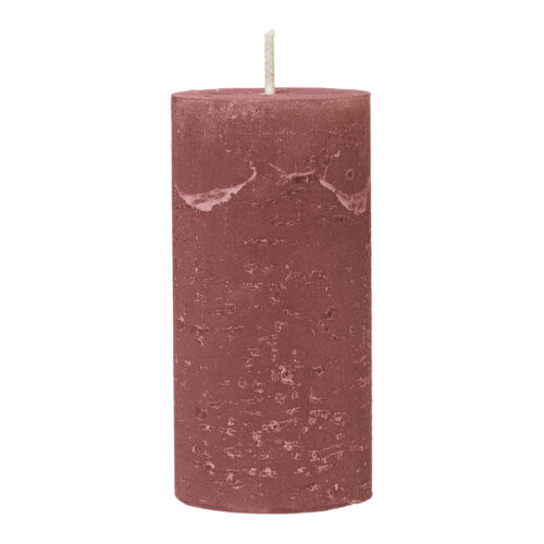 Broste Rustic kerti 5xH10 Burgundy