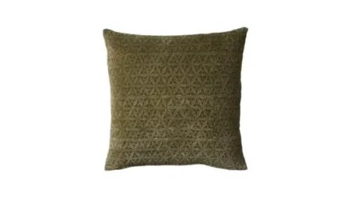 Speedtsberg púði bómull/flauel olive 50x50