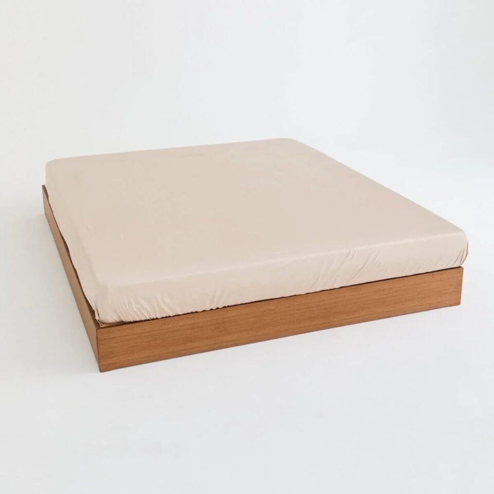 Movesgood bambus lak 160x200 sand - Image 2