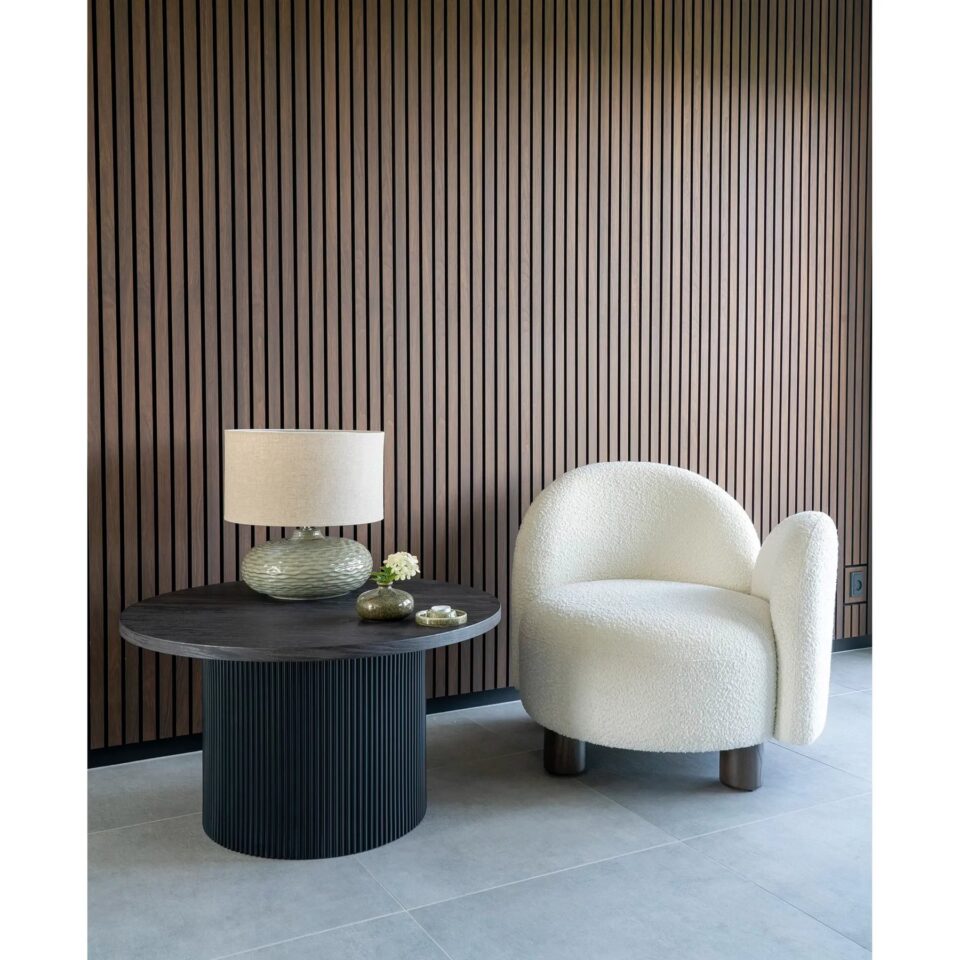 House Nordic Boavista sófaborð dökkbrúnt Ø80cm - Image 2