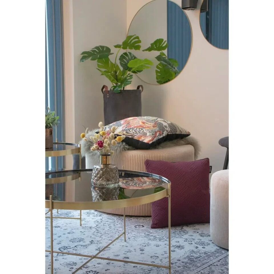 House Nordic Jersey spegill brass Ø80cm - Image 2