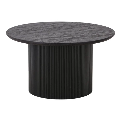 House Nordic Boavista sófaborð dökkbrúnt Ø80cm