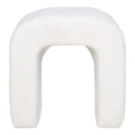 House Nordic Colma skammel teddy hvítur - Image 3